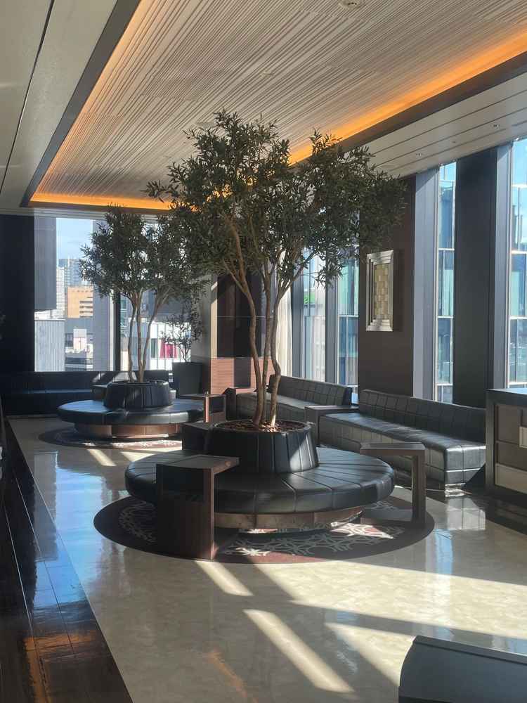 ゲストを迎えるロビー