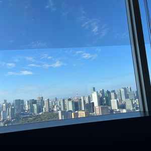 招待者控え室からの景色