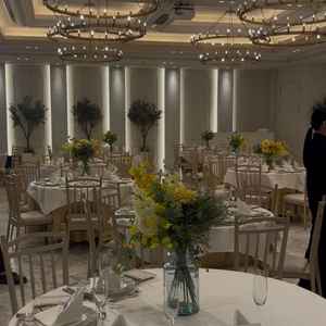 披露宴会場の一つ。雰囲気が素敵でした。