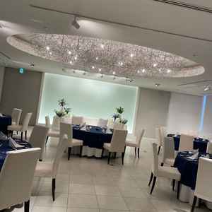 披露宴会場、最上階