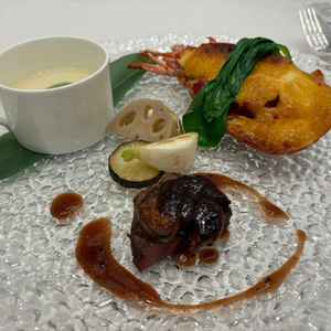 試食でのお料理。すごく美味しかったです