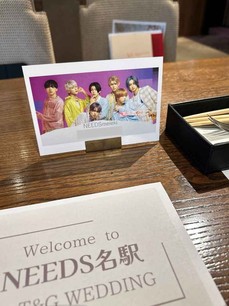 好きな曲を伝えたところ、アーティストの写真を使っていただけた。