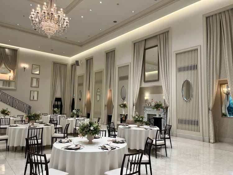 披露宴会場も広いです