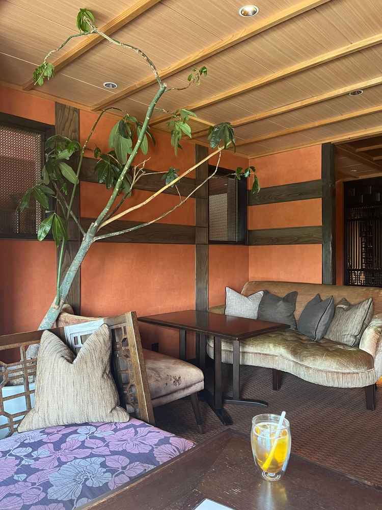 面談とお食事の試飲をした場所