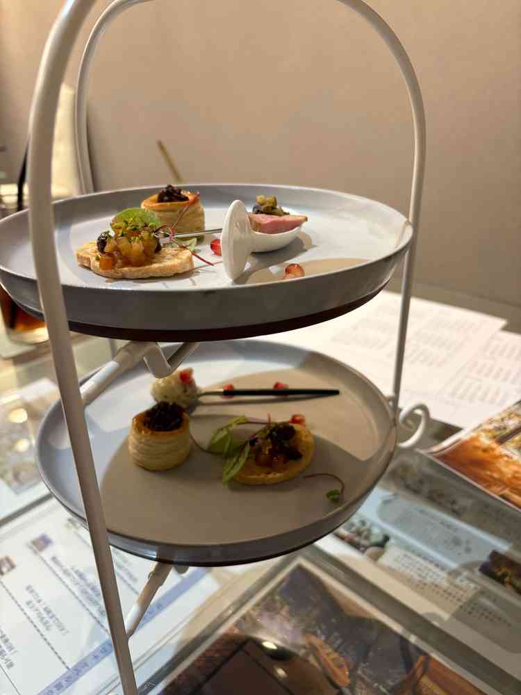 まず初めに試食とは別に提供していただきました。小さなおもてなしを感じ嬉しかったです。