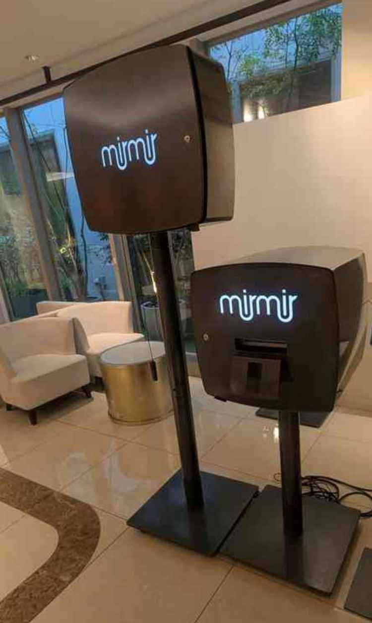 ロビー内にあるプリクラ機