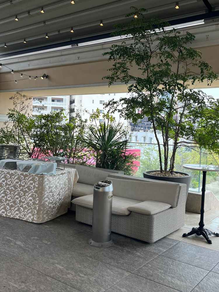 3階の披露宴会場から見た外の景色です。