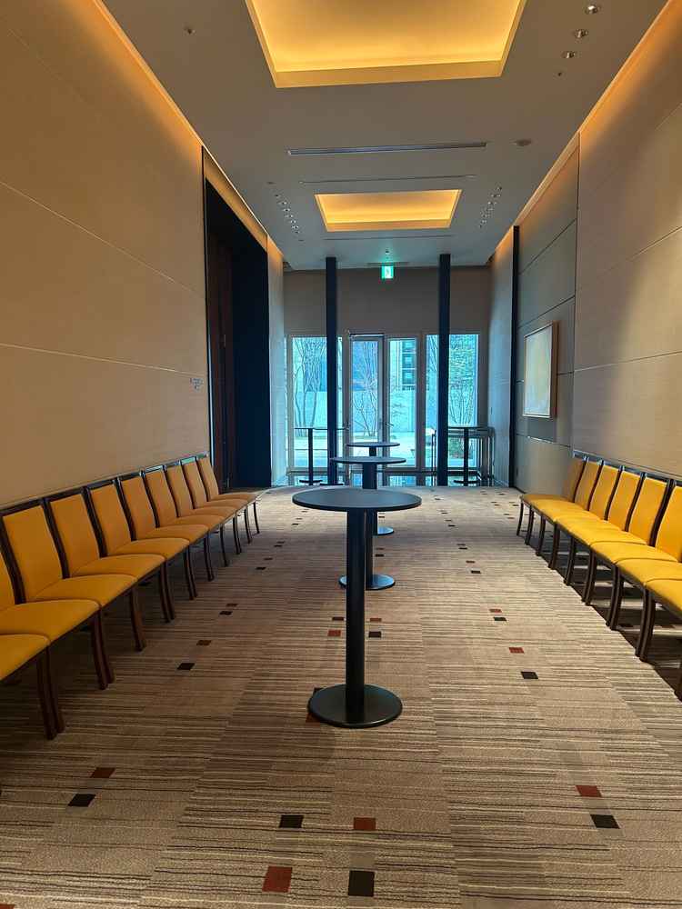 参列者の控室です。