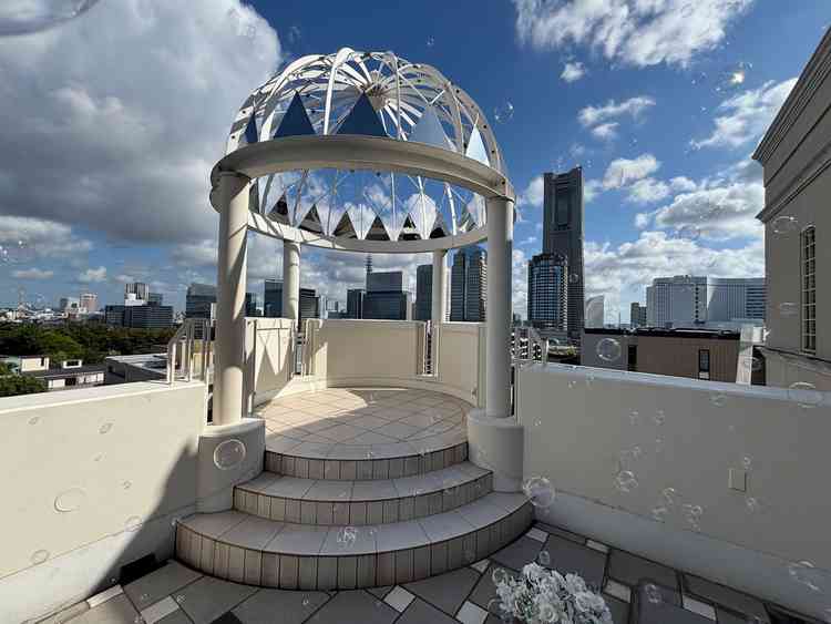 みなとみらいがみえる景色(7階)