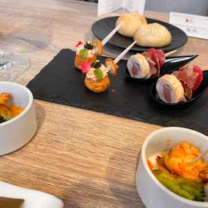 立食パーティの試食