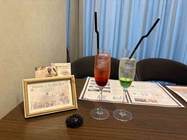 ウェルカムドリンクも出してもらいパートナーとどっちが良いのか話し合って決めるのも良かった。