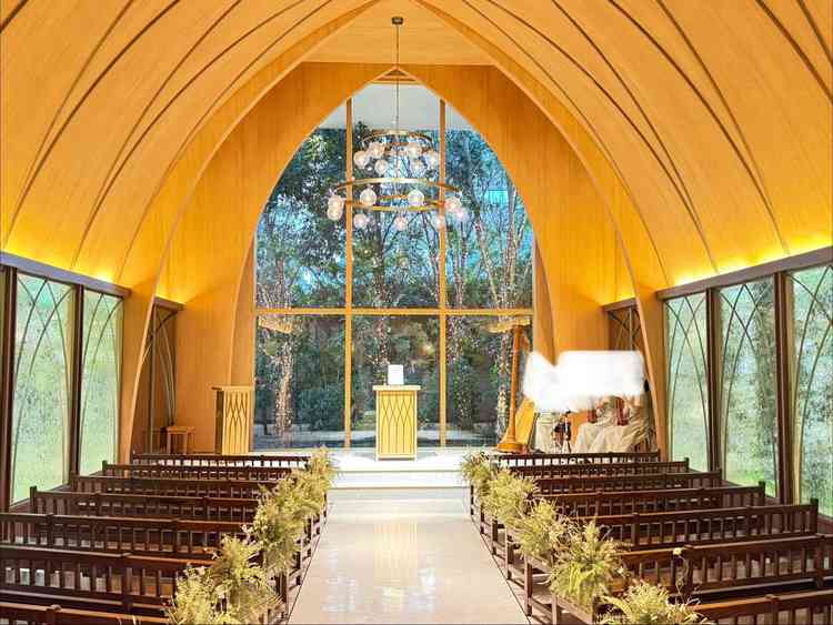 チャペルに入ったところ