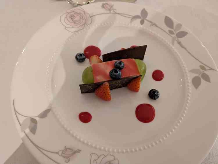 デザートは、味も見た目も魅力的でした。