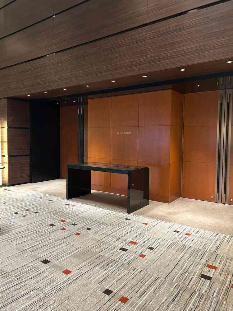 披露宴会場の前のスペースです。