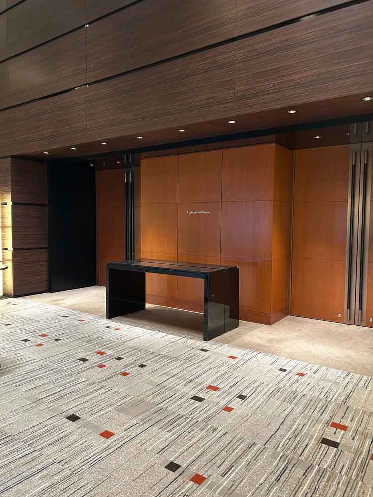 披露宴会場の前のスペースです。