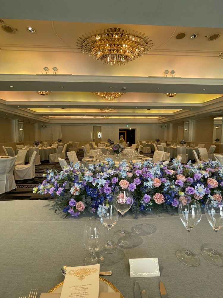 食事会場新郎目線