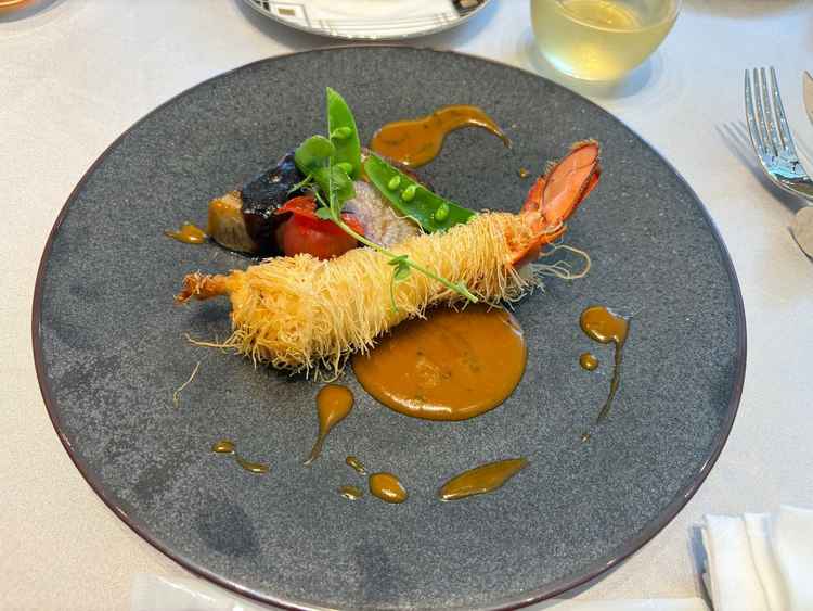 メイン料理の試食