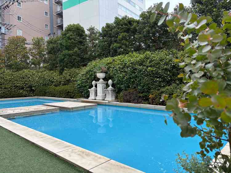 プールでの写真が映える