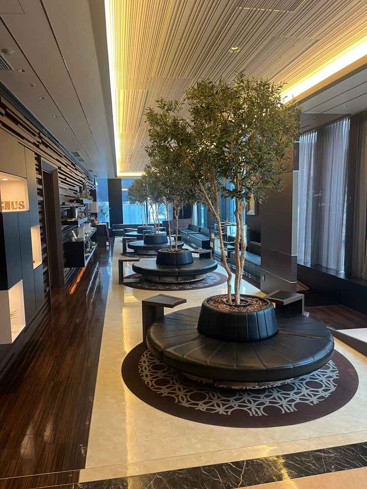 受付の場所は大人な雰囲気でよかった