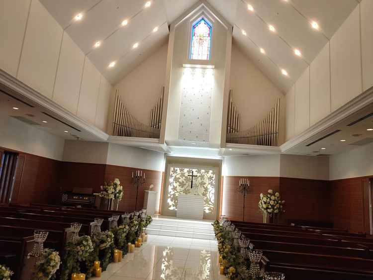 チャペル内の写真です。