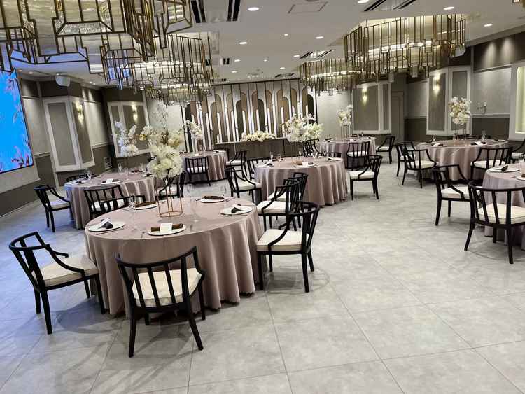 披露宴会場の様子です。