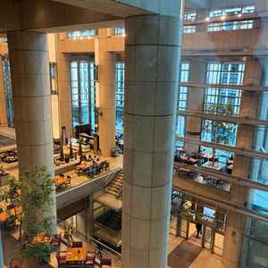 結婚式関連の施設がある3階からの景色。