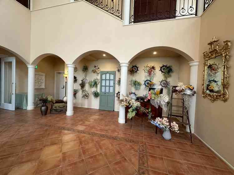 写真スペースもある。自由にしていいとのこと。