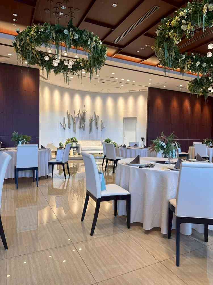 緑もあり、派手な演出もできる