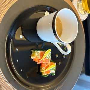 ポルチーニのスープは香りが豊かで深みがあり、とてもおいしくいただけました。