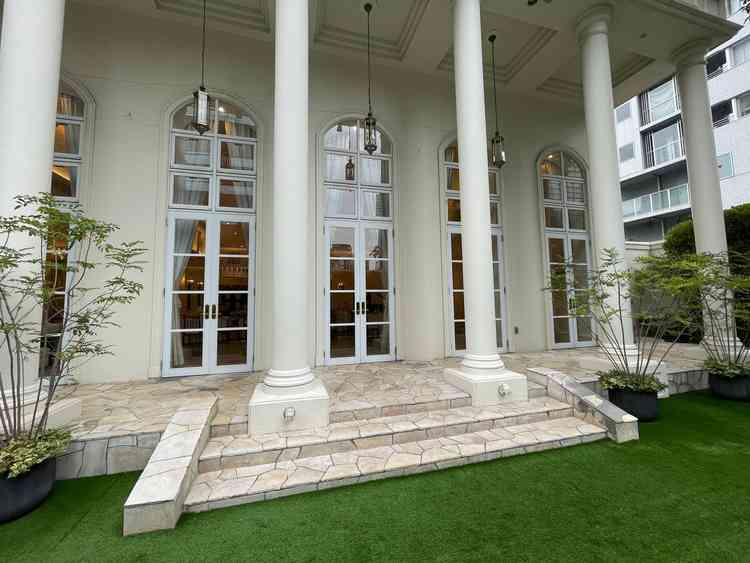 ガーデン。披露宴会場に繋がっており動線も良かったです。