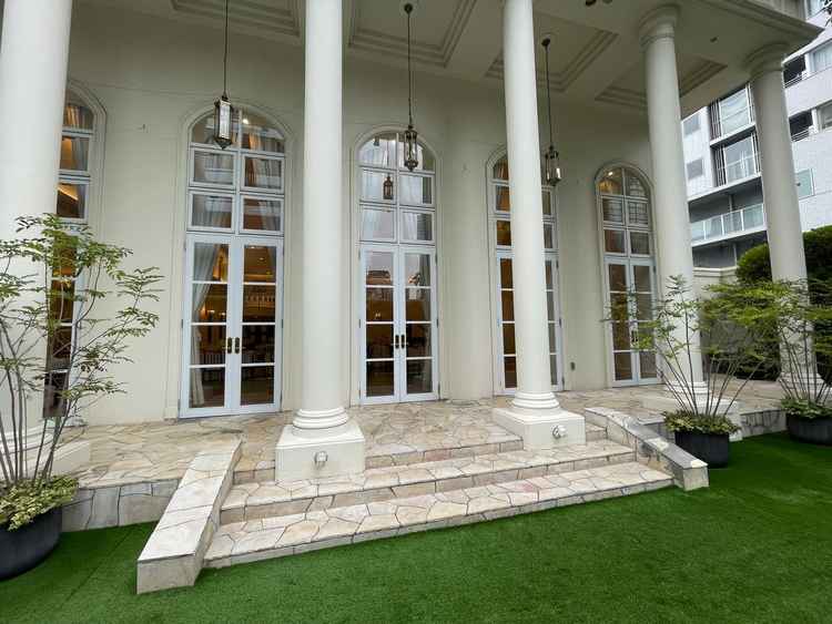 ガーデン。披露宴会場に繋がっており動線も良かったです。