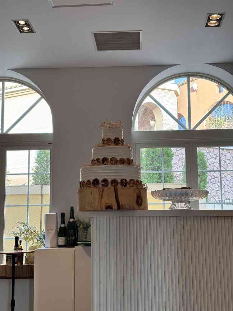 会話スペースも素敵な装飾がありました。