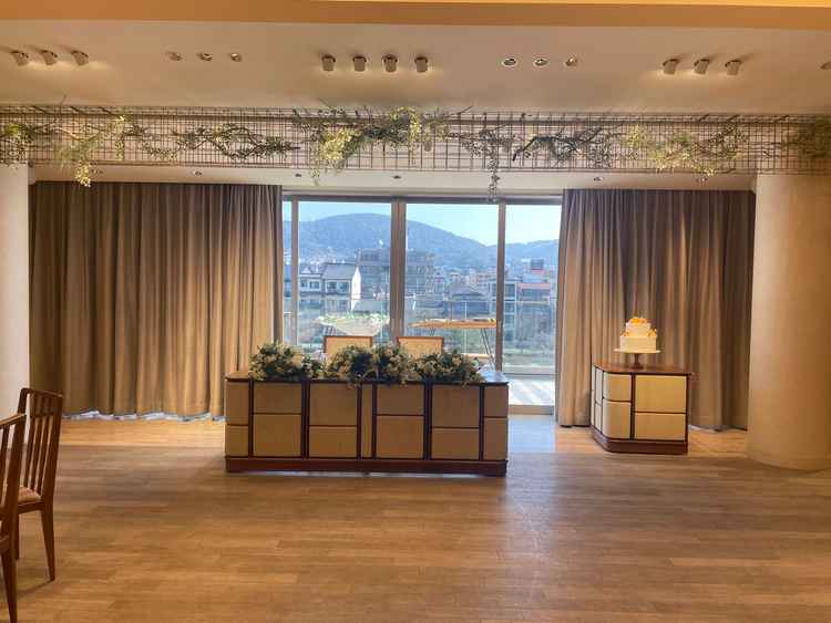 披露宴会場の様子