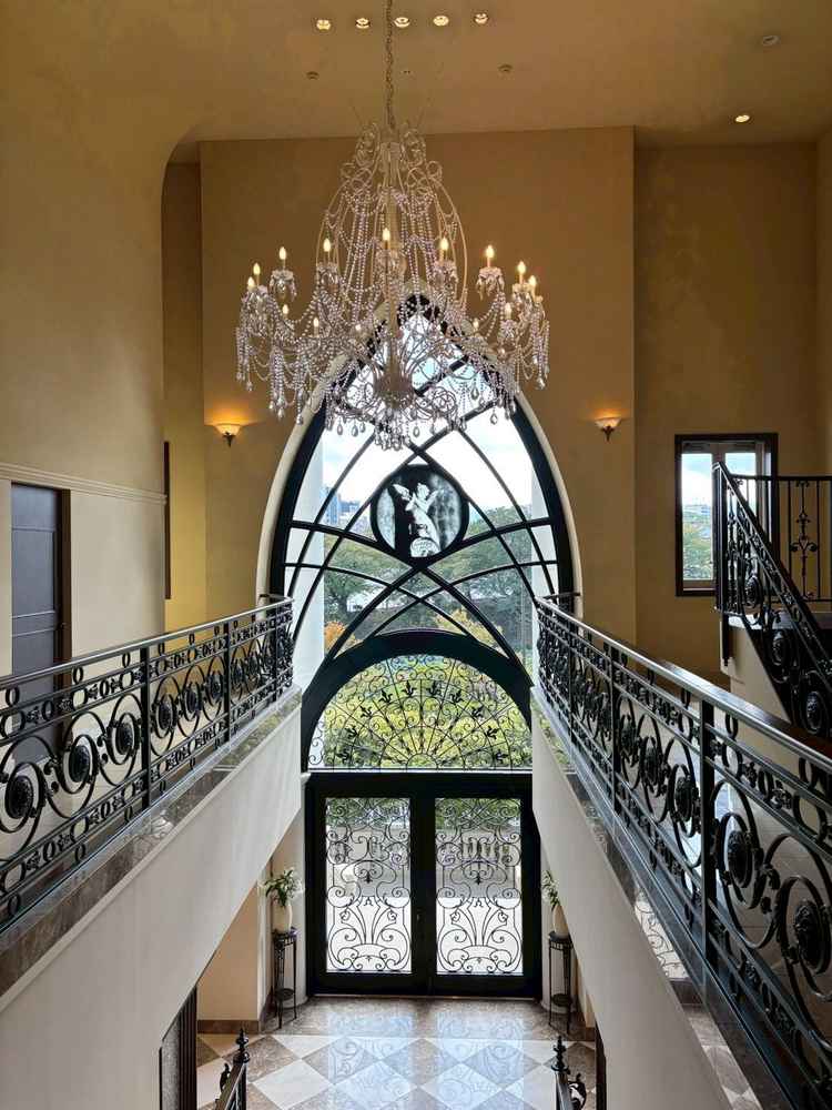 チャペルから出た階段