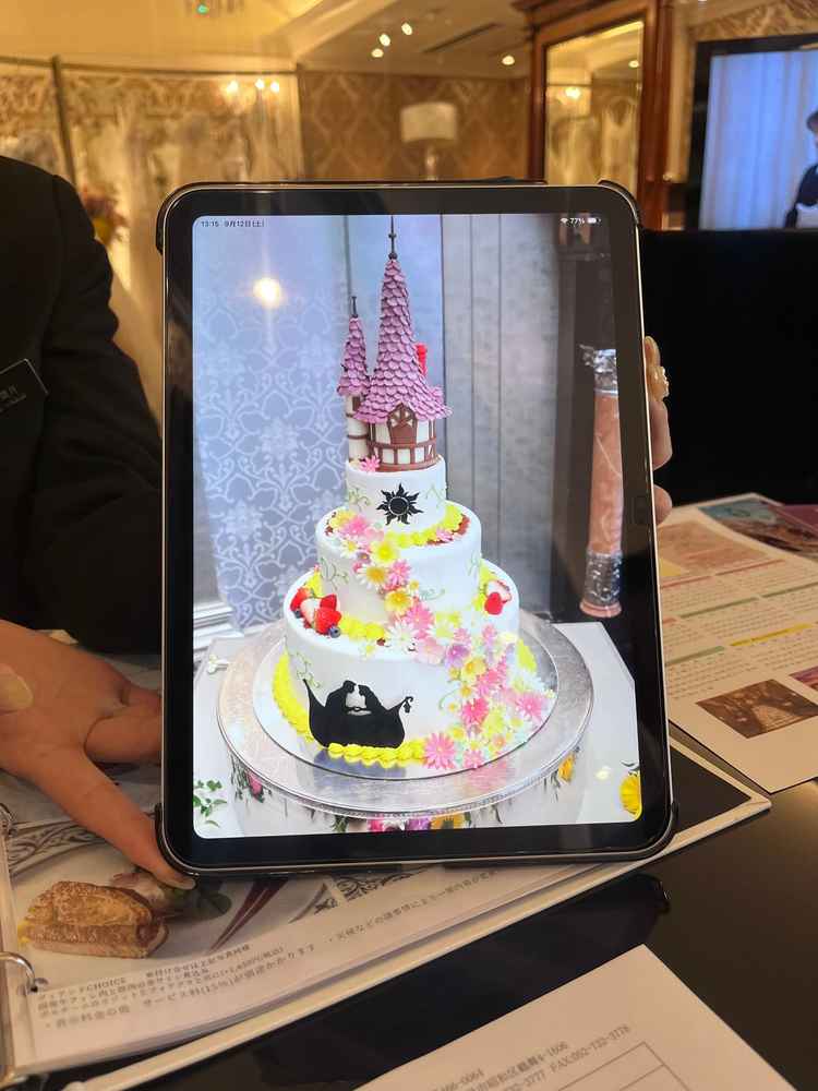 持ち込みできる物やアレンジできるものが多く、ディズニーケーキが可愛かったです。