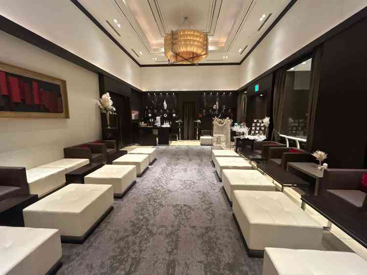 ゲストの控え室の写真です。