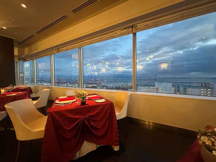 ディナーをしながら見れる景色