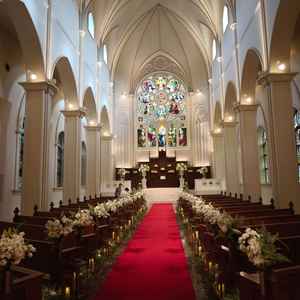 大きすぎる挙式会場。