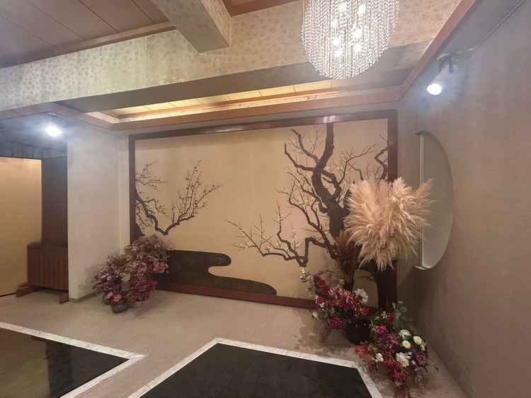 フォトスポット。こちらが館内のメインの撮影場所になるそう。