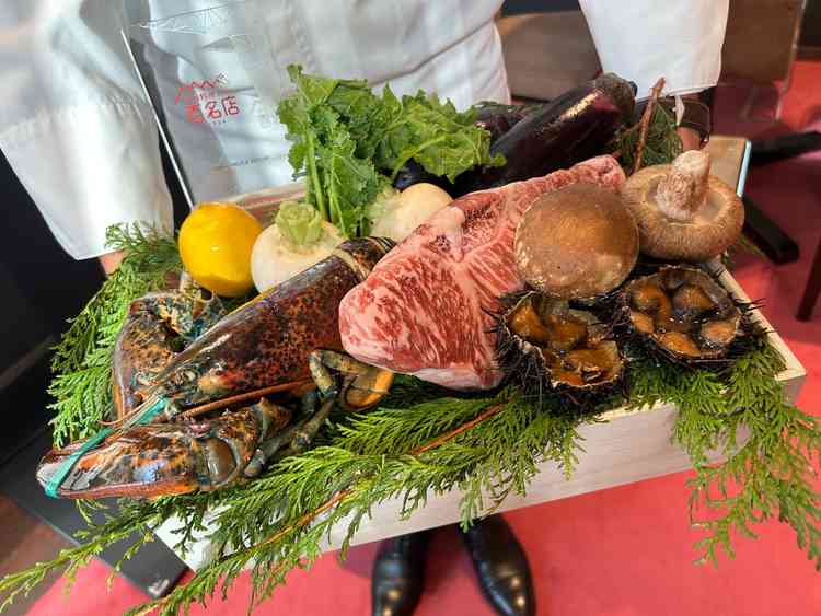 料理人の方が持ってきてくださった試食で使われた食材。