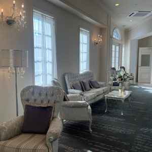 待合スペースが広い。