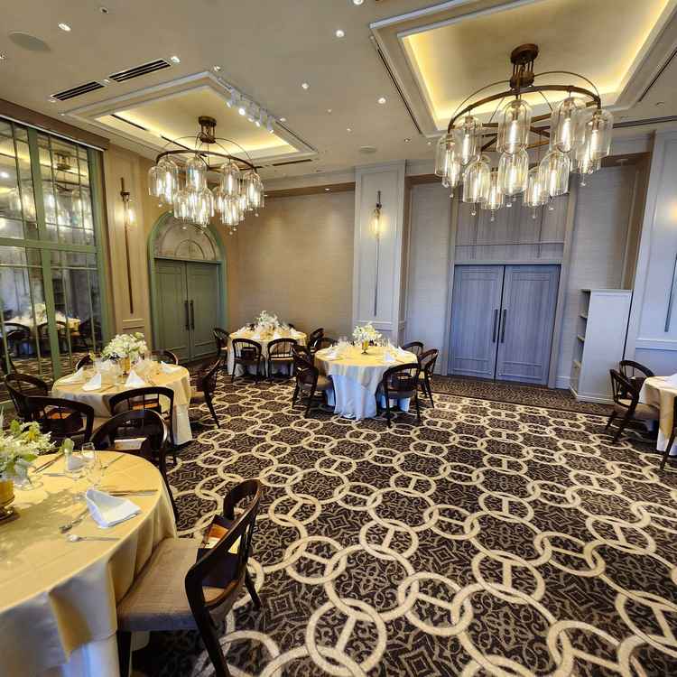 披露宴会場反対側から見た画角