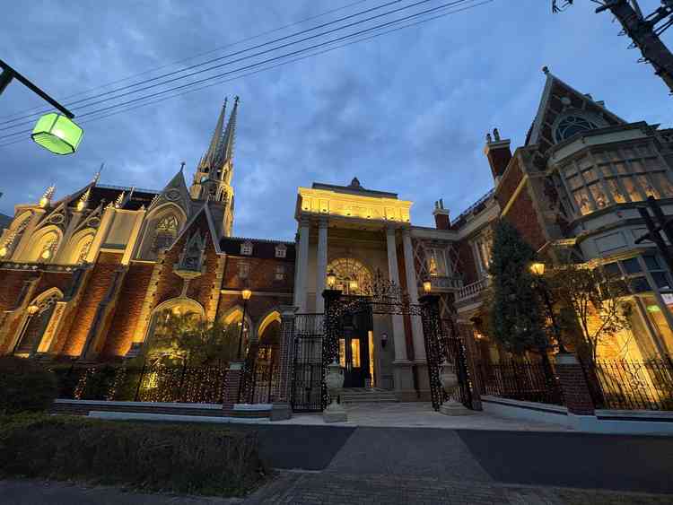 退館時に撮った外観