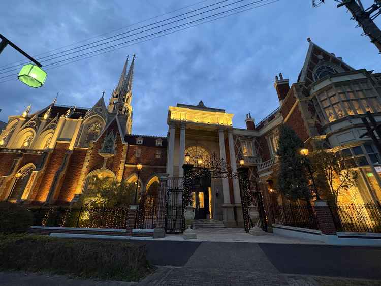 退館時に撮った外観