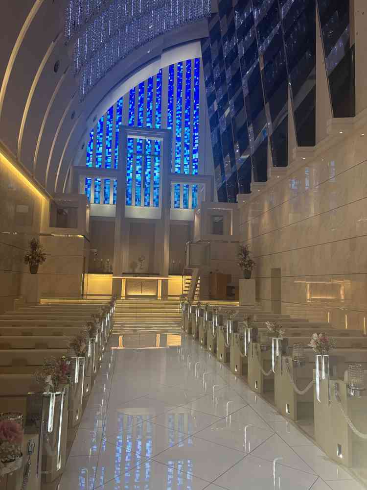 客席側から見たチャペル