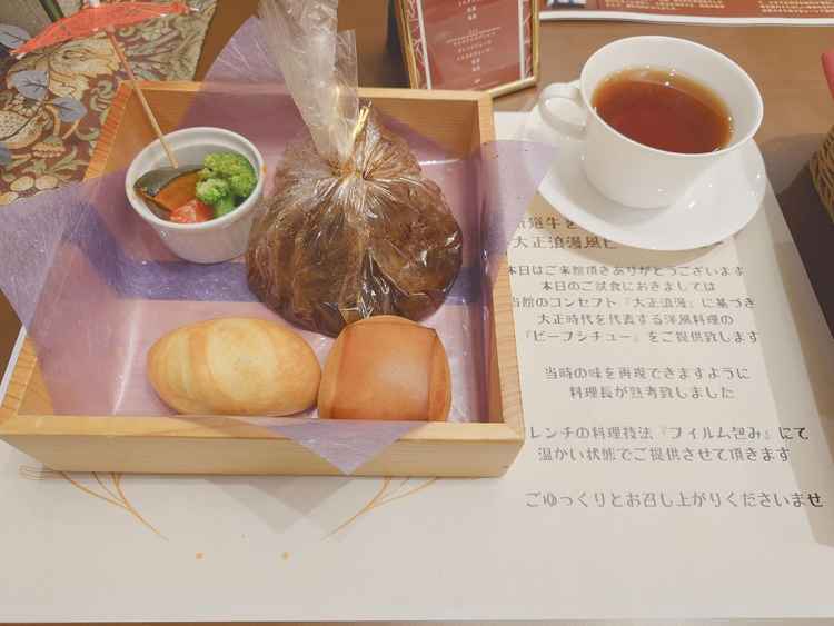 試食でいただいたビーフシチューのお肉が柔らかく、とても美味しかったです。