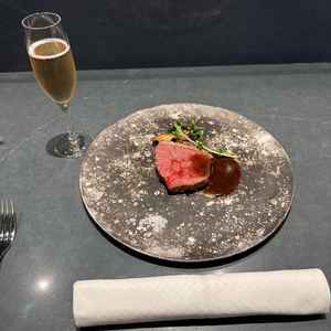 試食の鹿児島産牛！柔らかくておいしかったです