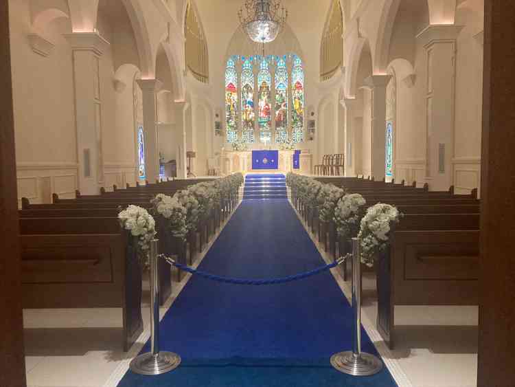 ヴィラ側のチャペルの写真です。