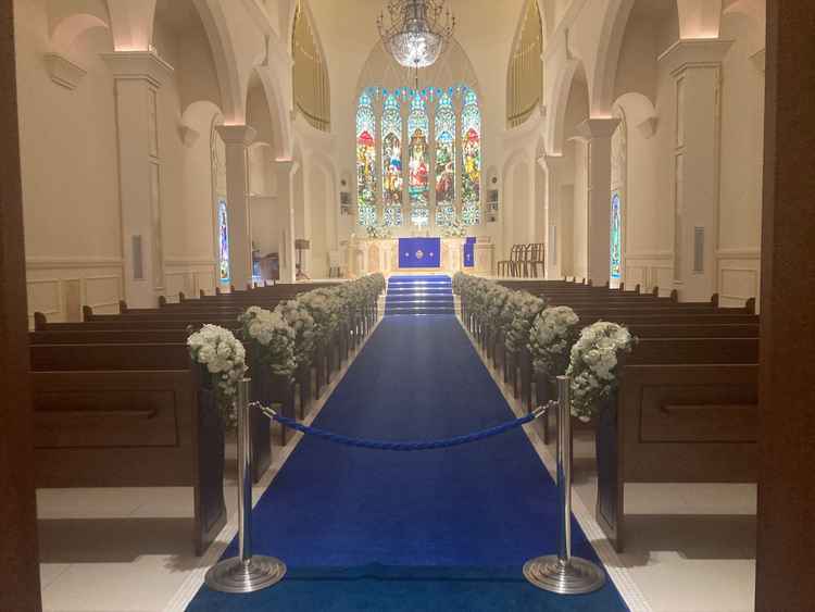 ヴィラ側のチャペルの写真です。