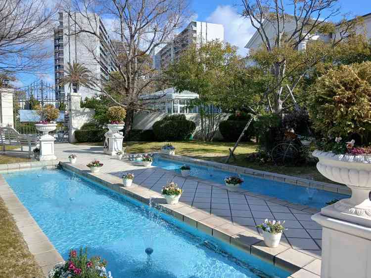 各披露宴会場にガーデンがありました。ここでパーティをすることも可能とのことでした。